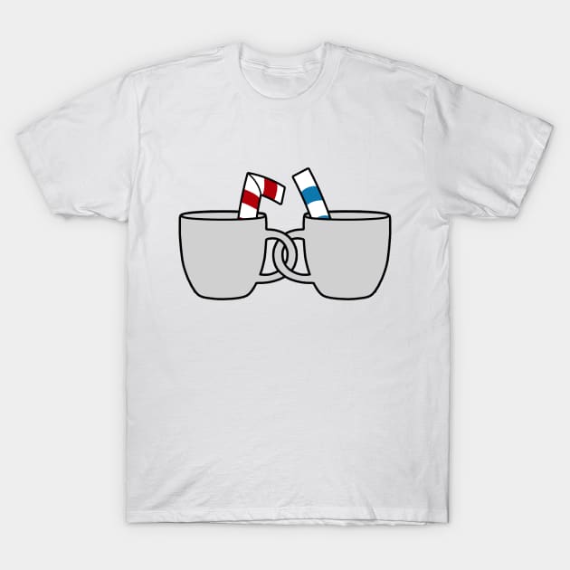 Cuphead & Mugman T-Shirt by zxmasteras